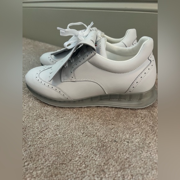 Duca Del Cosma Bellezza White size 38 NWT Golf Shoe - Picture 4 of 9
